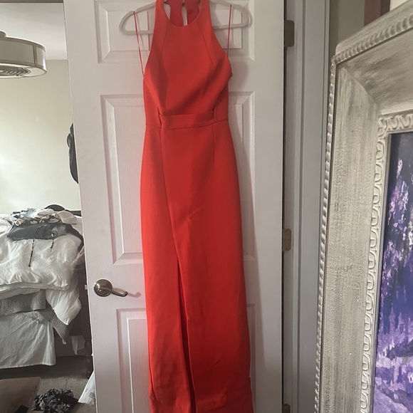 Stunning Tangerine Nicholas dress for Spring/Summer.